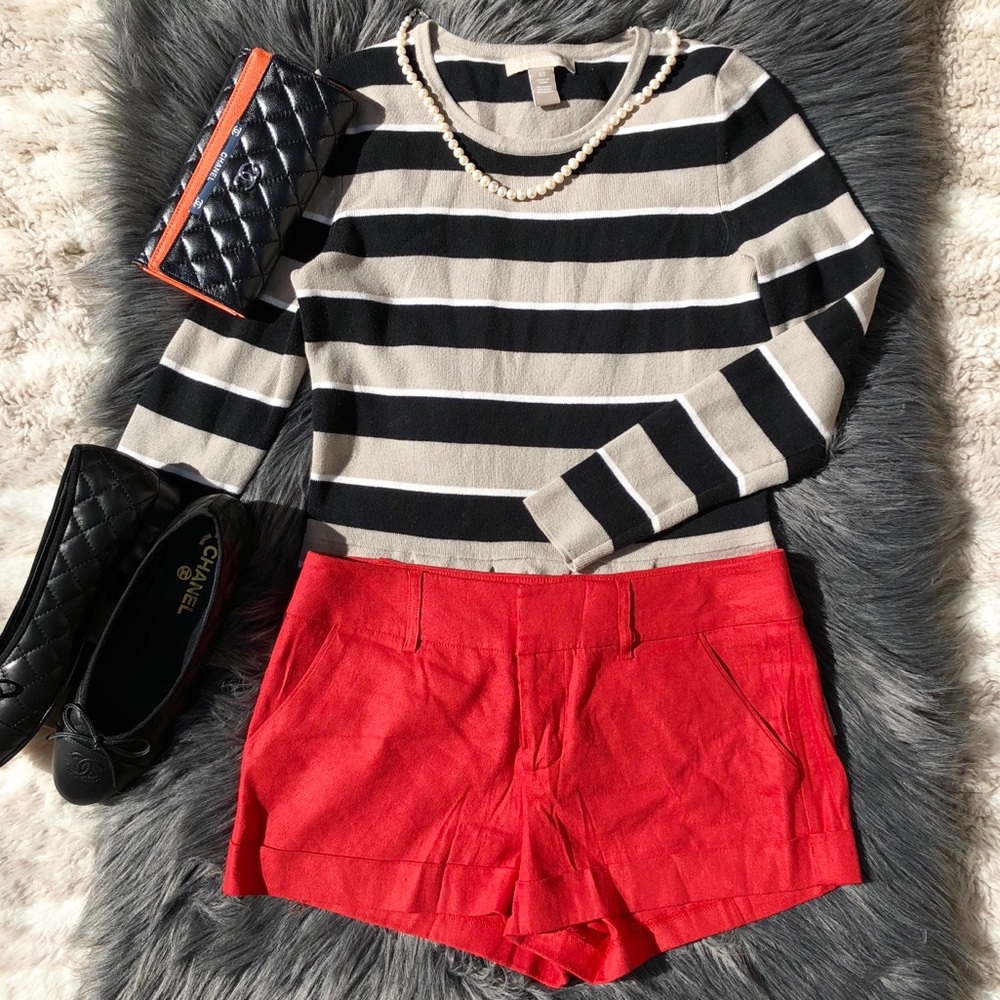Bebe Red Short